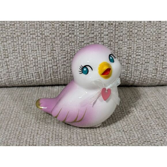 Target Spritz Lavender Purple Ceramic Lovebird Valentine Day - Picture 1 of 7
